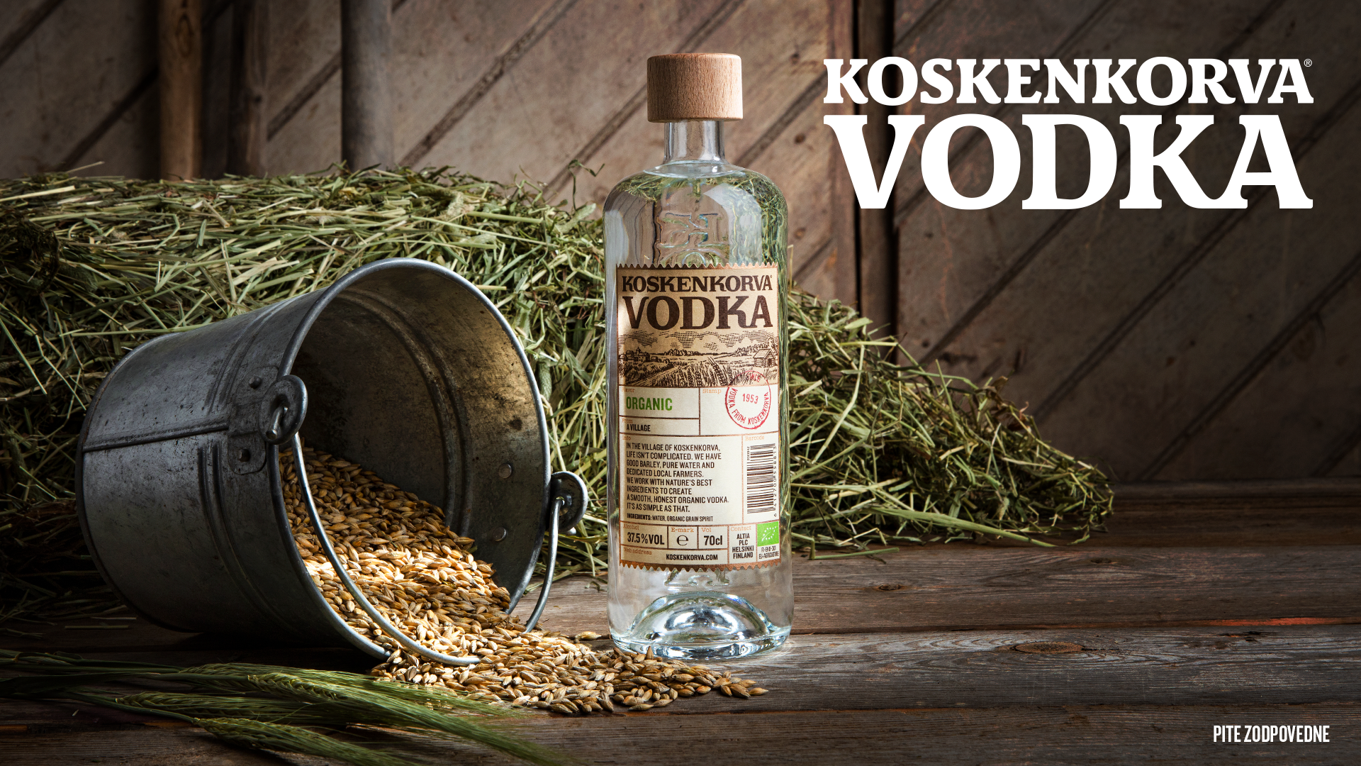 KOSKENKORVA: Skutečně ekologická vodka!